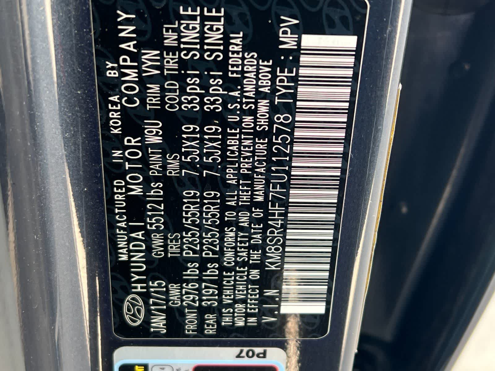 Thumbnail: 2015 Hyundai Santa Fe - 33