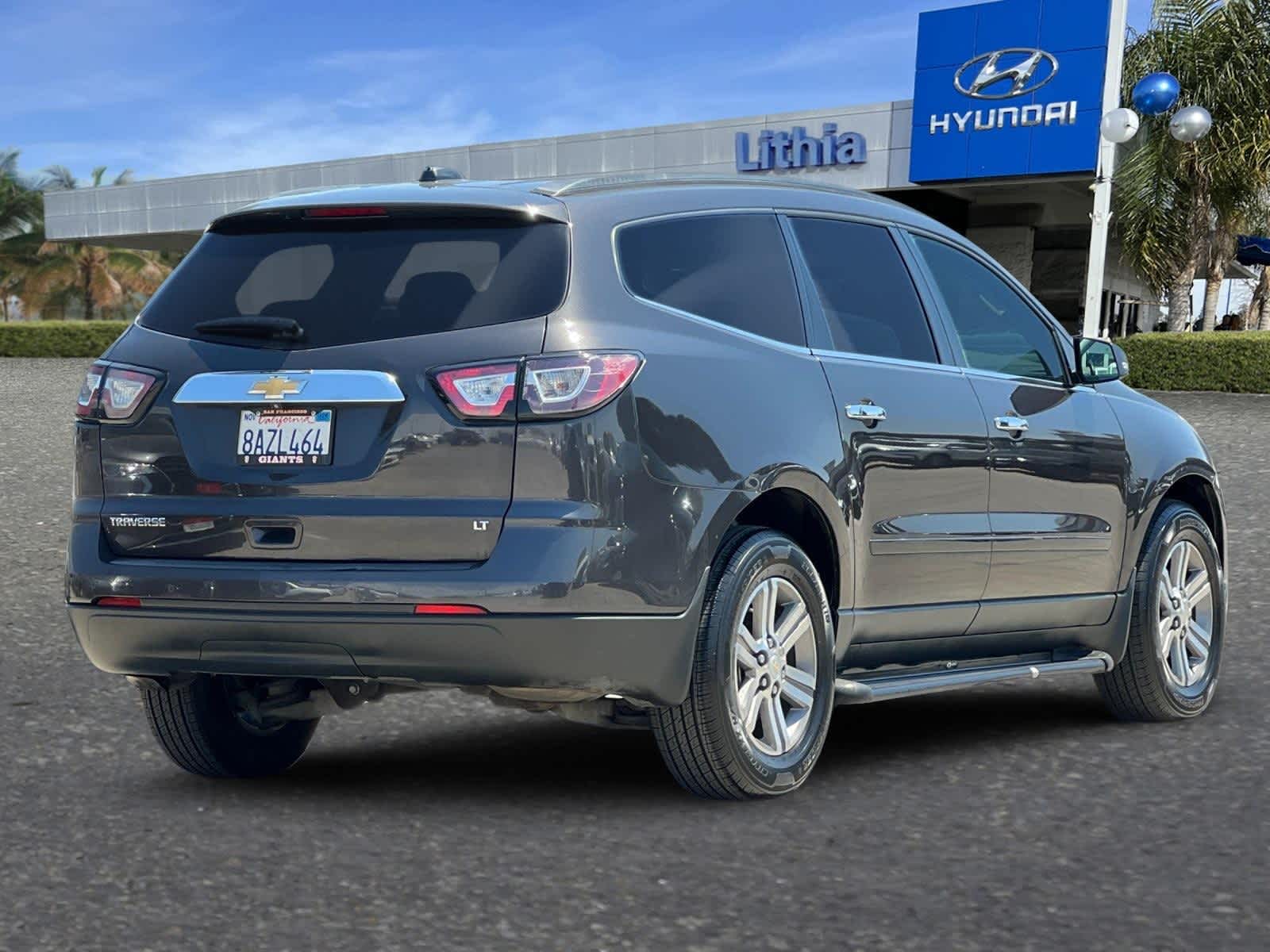 Used 2017 Chevrolet Traverse 1LT with VIN 1GNKRGKD7HJ333476 for sale in Fresno, CA