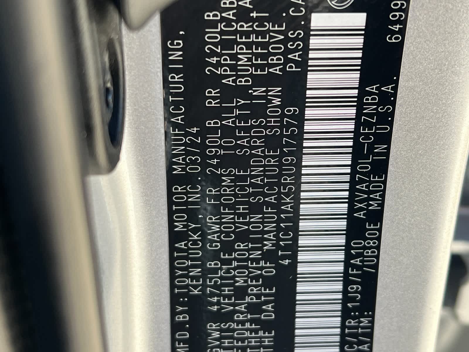 2024 Toyota Camry LE 28
