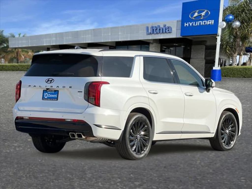 New 2025 Hyundai Palisade SUV Hyper White For Sale in Fresno CA StockSU866931
