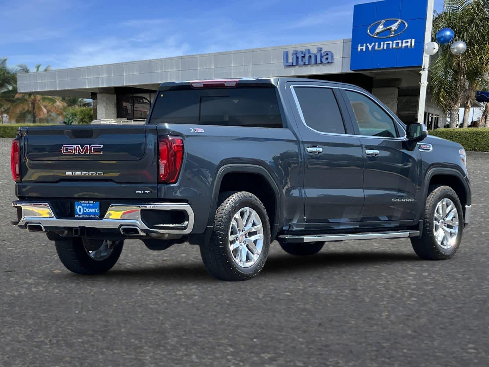 Used 2022 GMC Sierra 1500 Limited SLT with VIN 1GTU9DELXNZ110798 for sale in Fresno, CA