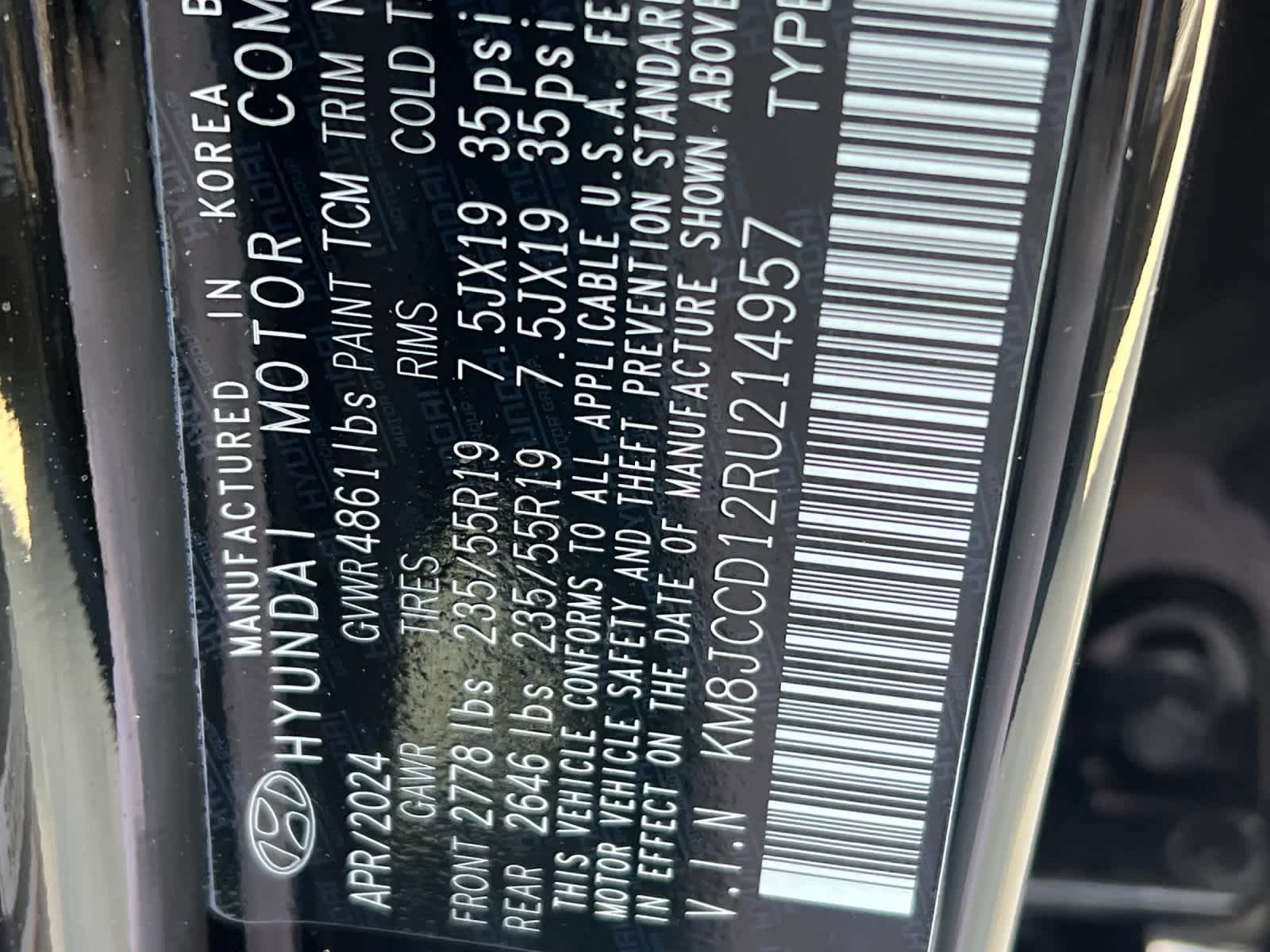 Thumbnail: 2024 Hyundai Tucson - 33