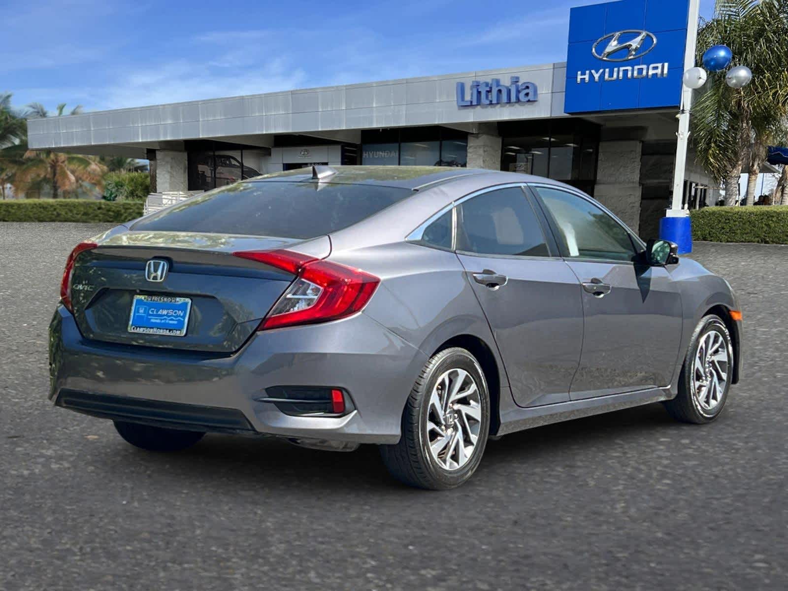 Used 2017 Honda Civic EX with VIN 2HGFC2F72HH540198 for sale in Fresno, CA
