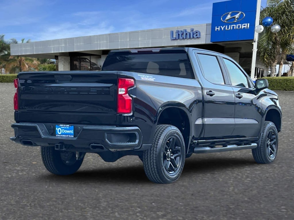 Used 2021 Chevrolet Silverado 1500 Custom Trail Boss Truck Crew Cab