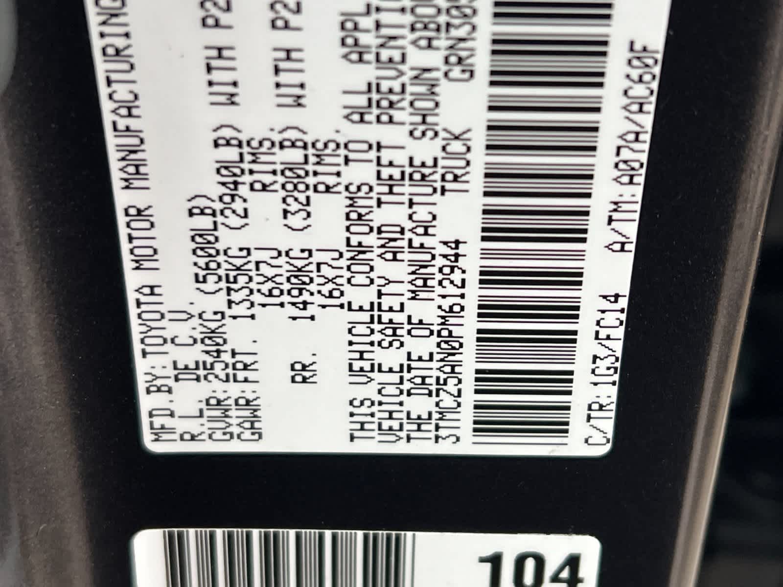 Thumbnail: 2023 Toyota Tacoma - 30