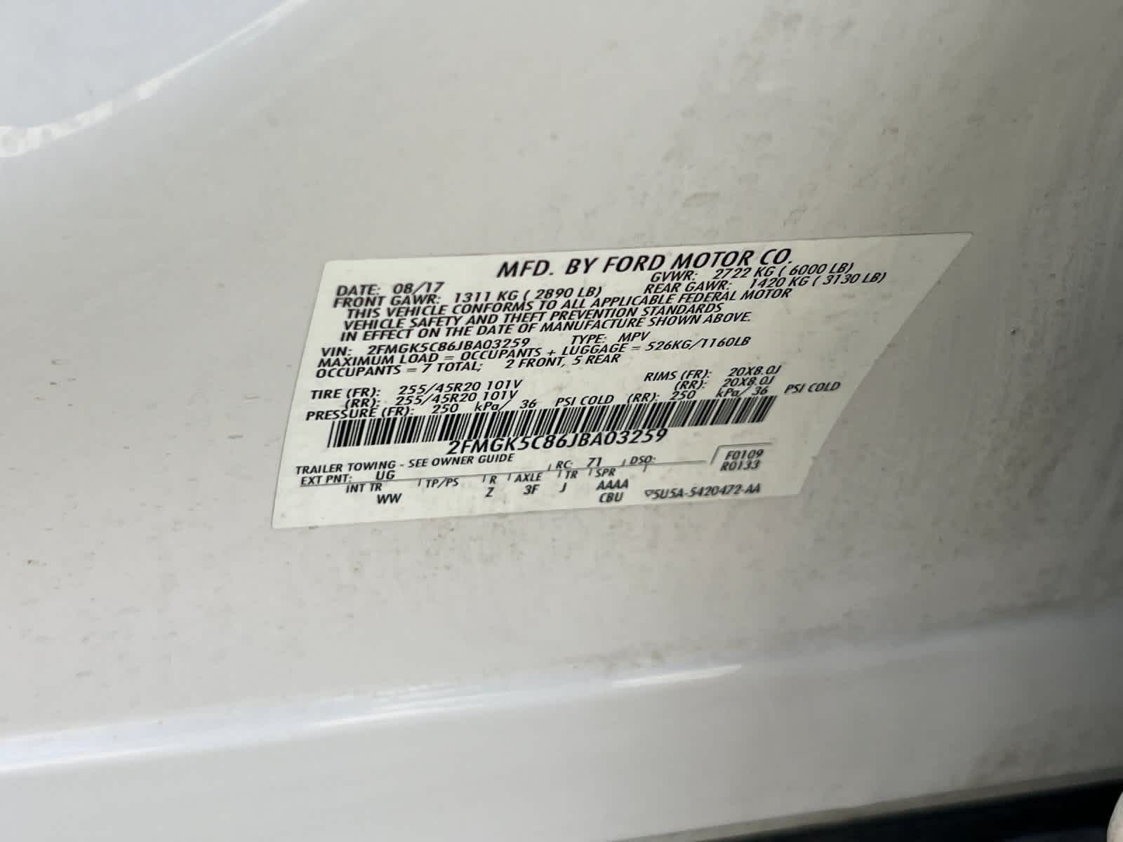 Thumbnail: 2018 Ford Flex - 32