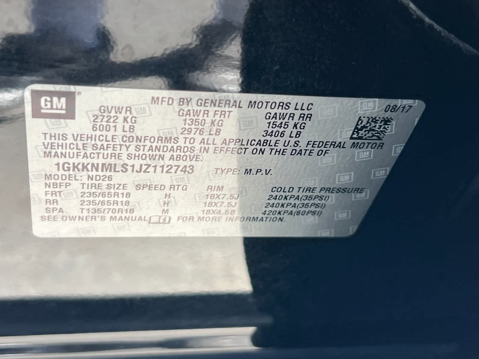 Thumbnail: 2018 GMC Acadia - 32