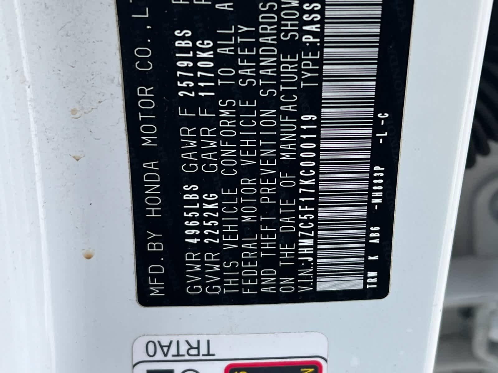 Thumbnail: 2019 Honda Clarity - 30