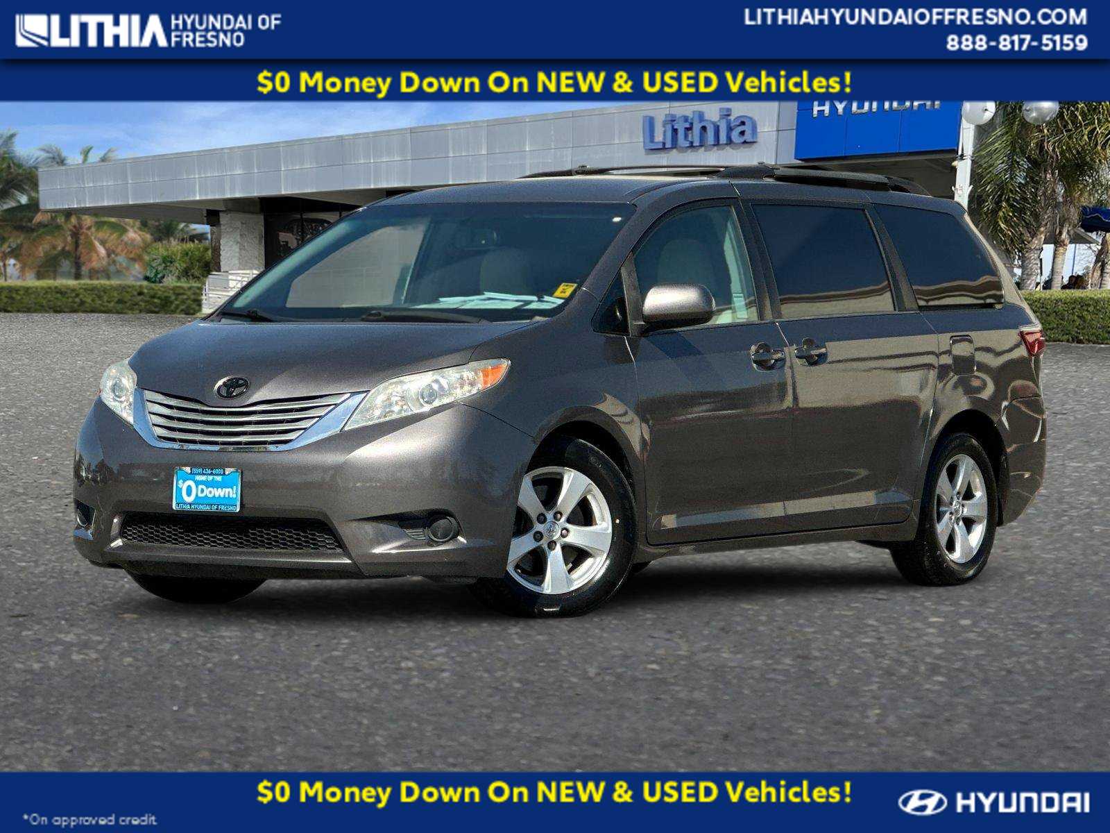 2016 Toyota Sienna Van Predawn Gray Mica For Sale