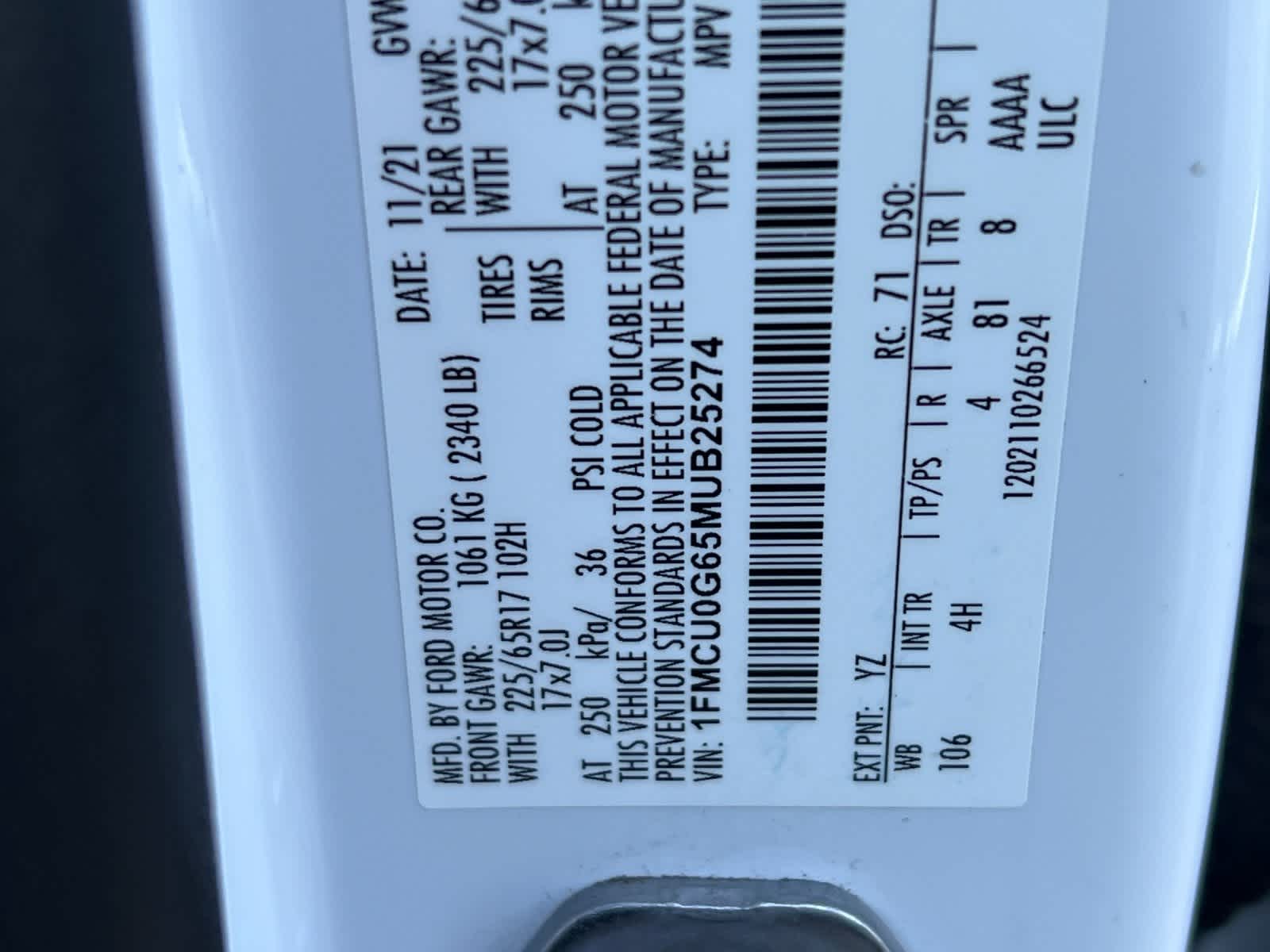 Thumbnail: 2021 Ford Escape - 31