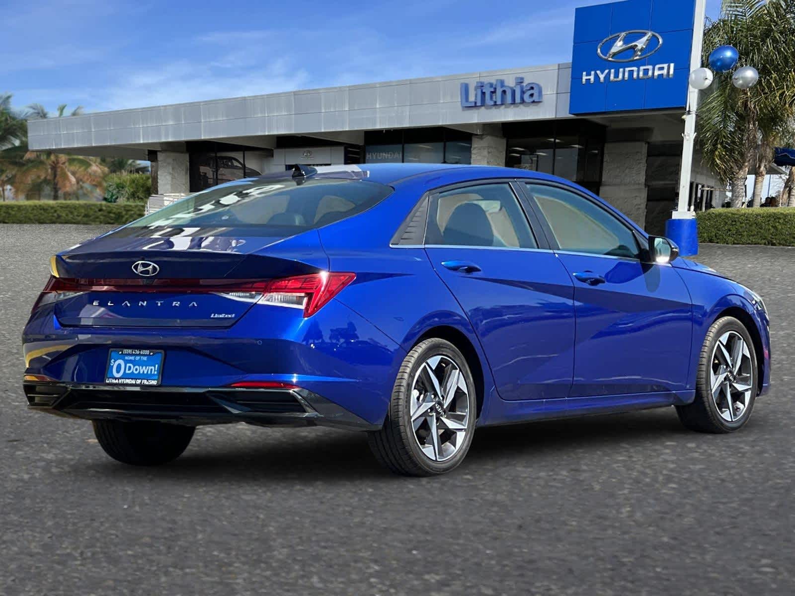 Used 2023 Hyundai Elantra Limited with VIN 5NPLP4AG5PH105416 for sale in Fresno, CA