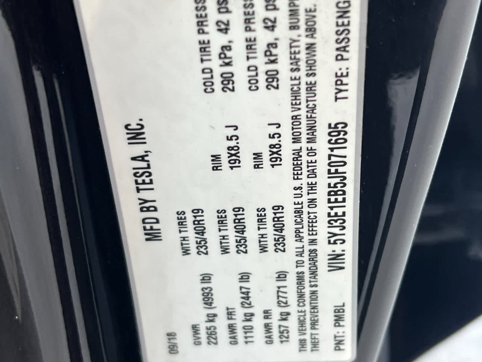 Thumbnail: 2018 Tesla Model 3 - 29