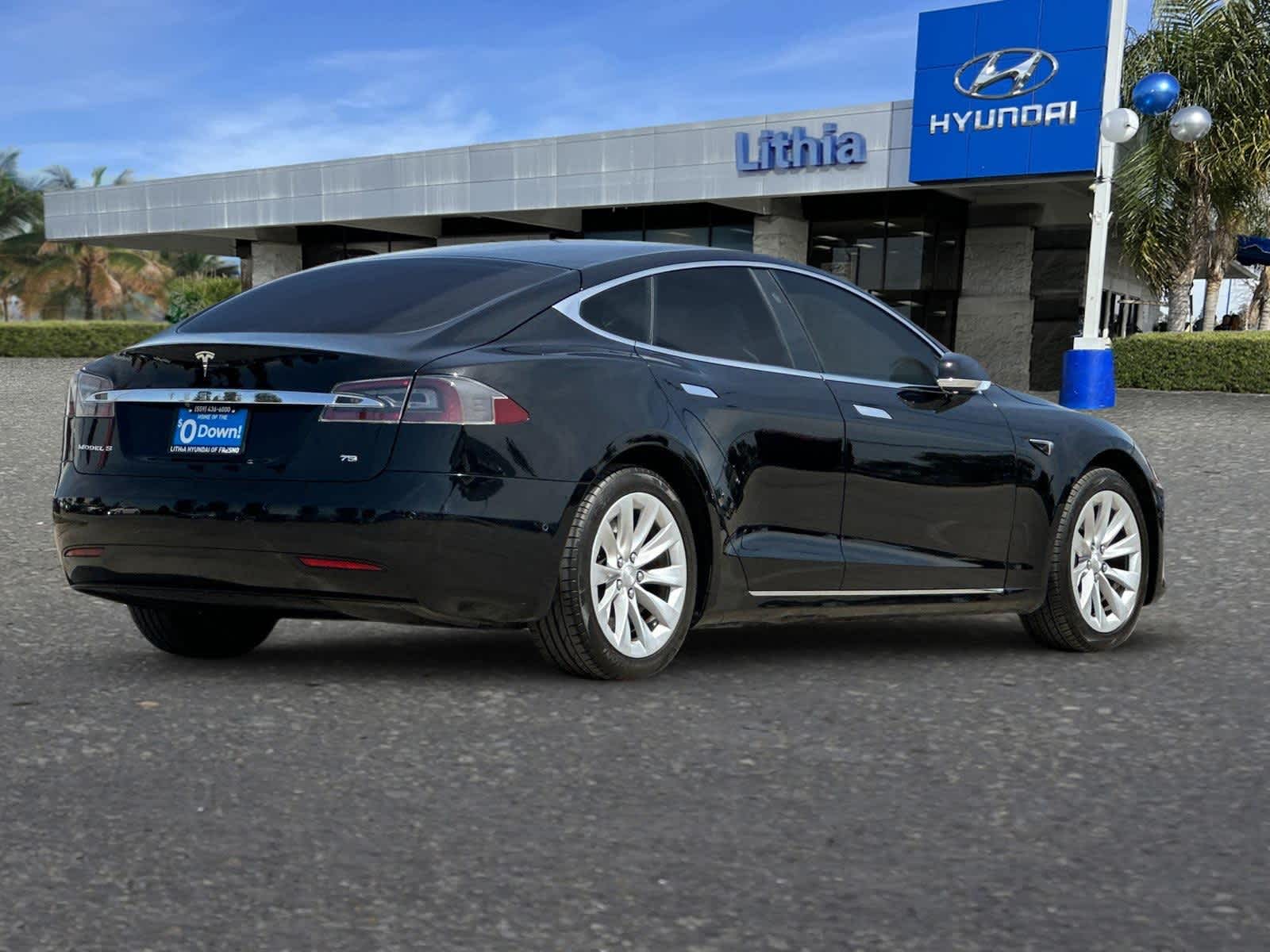 Used 2017 Tesla Model S 75 with VIN 5YJSA1E18HF205236 for sale in Fresno, CA