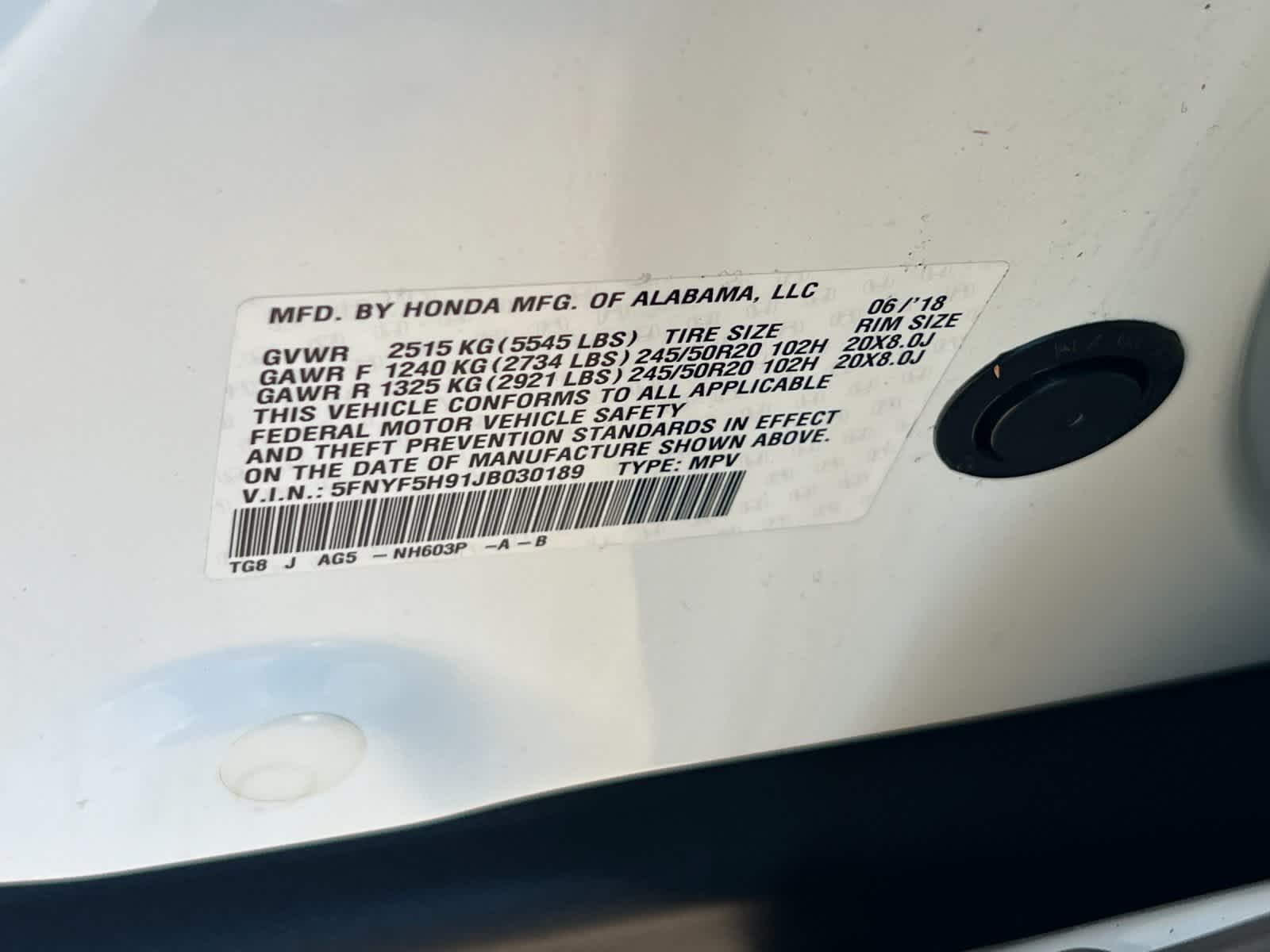 Thumbnail: 2018 Honda Pilot - 35