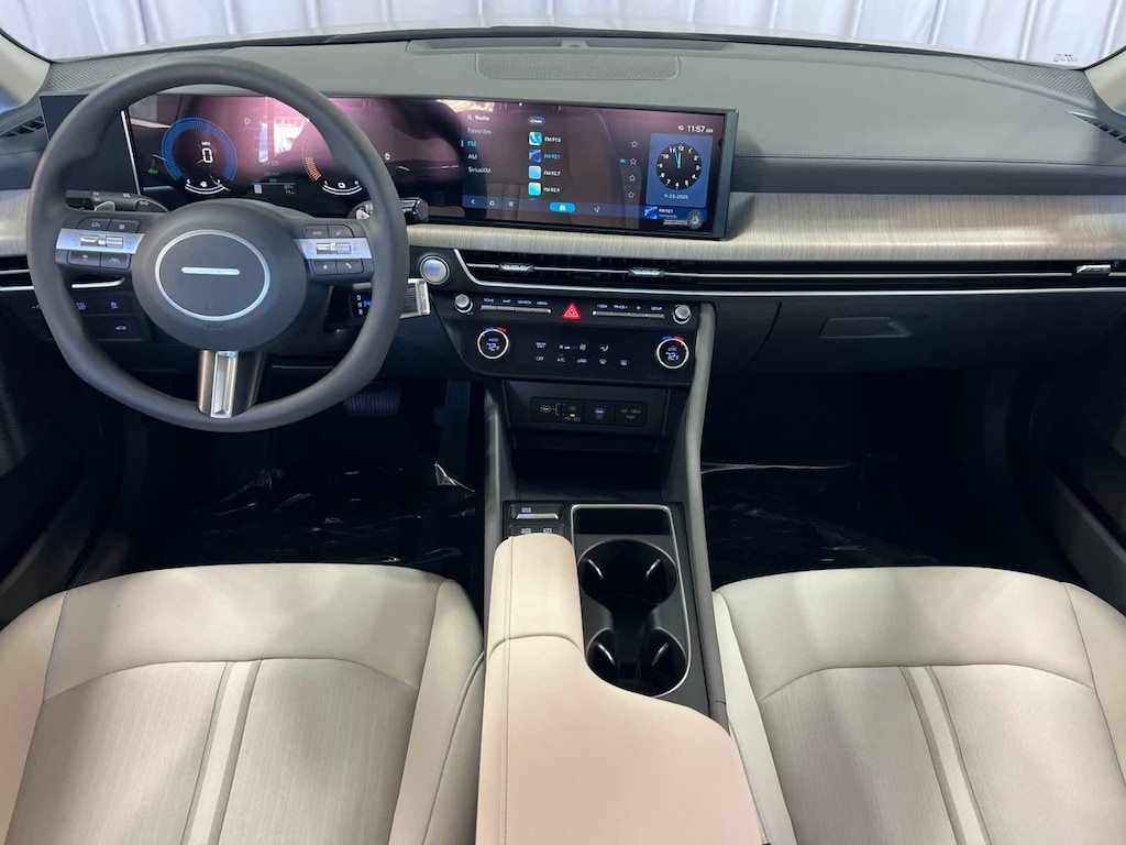 New 2026 Hyundai Sonata Hybrid Blue Sedan