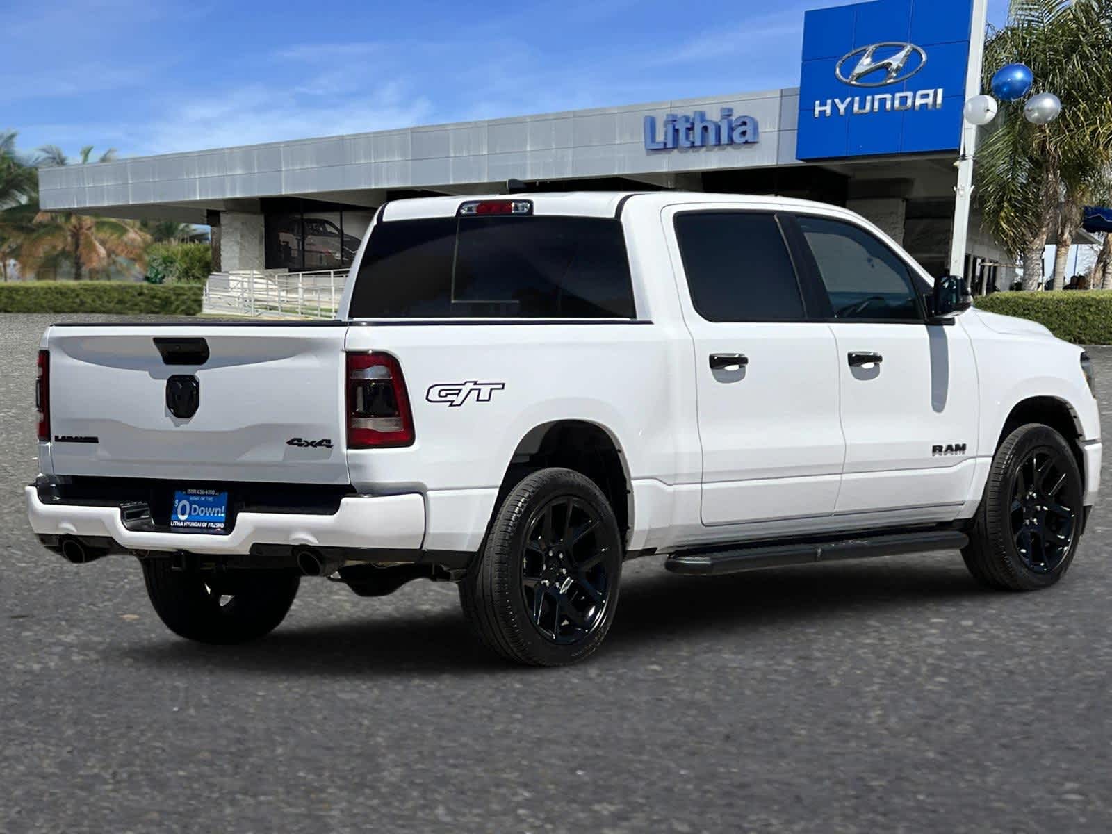 Used 2023 RAM Ram 1500 Pickup Laramie with VIN 1C6SRFJT6PN506253 for sale in Fresno, CA