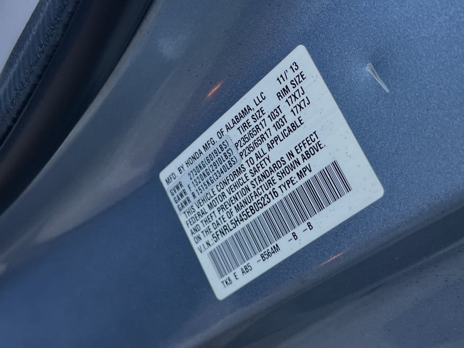 Thumbnail: 2014 Honda Odyssey - 31