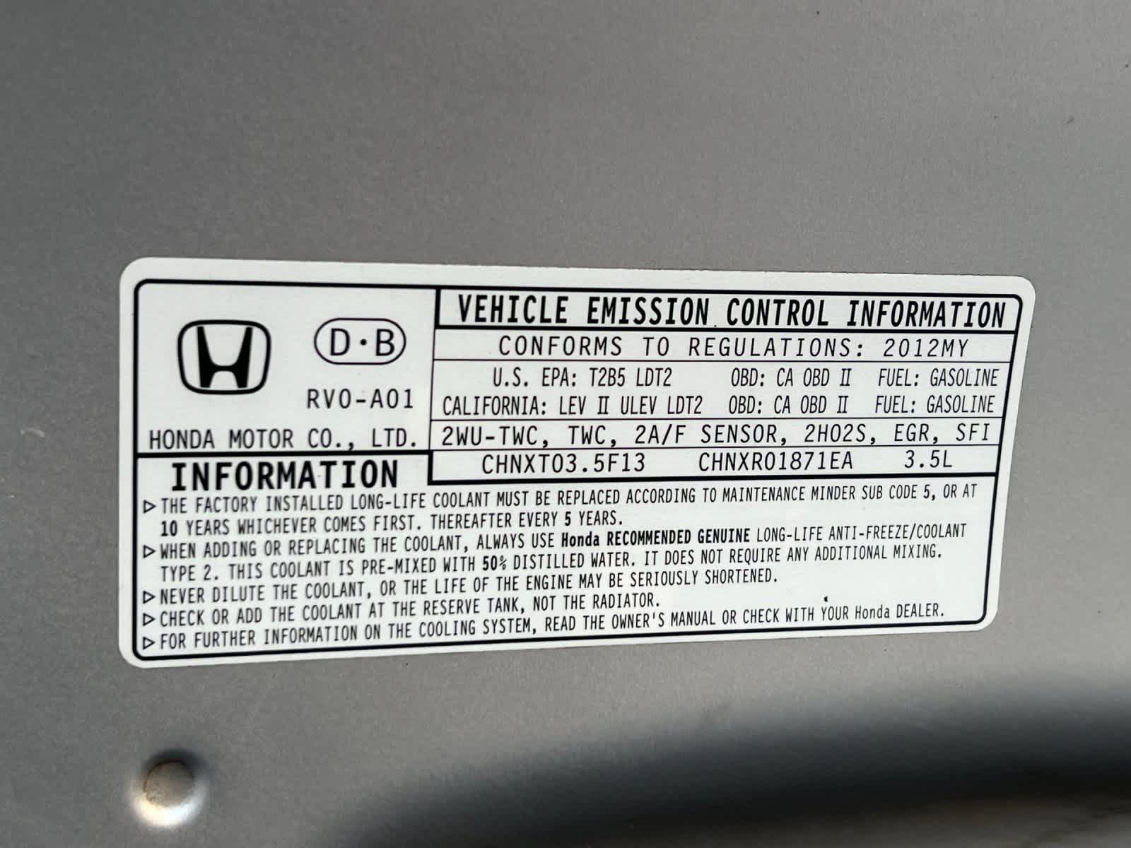 Thumbnail: 2012 Honda Odyssey - 31