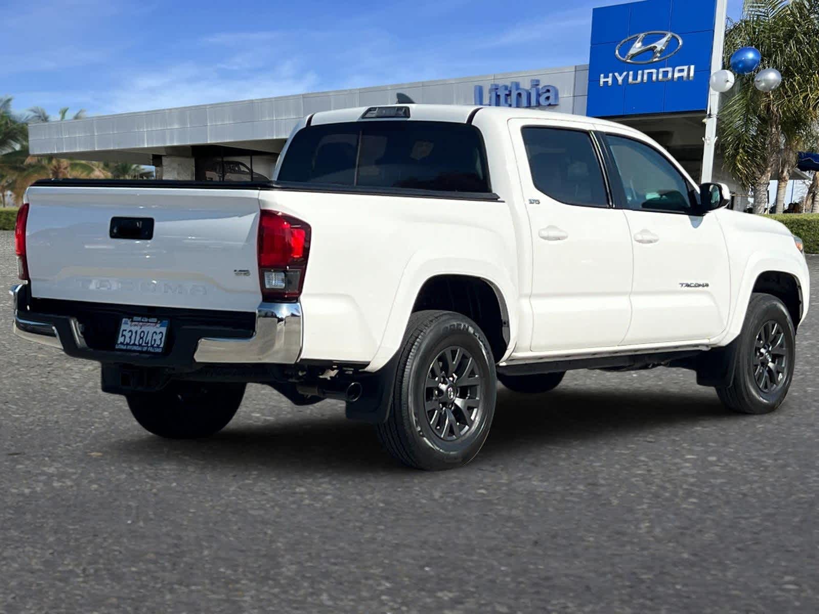 Used 2021 Toyota Tacoma SR5 with VIN 3TMAZ5CN8MM156529 for sale in Fresno, CA