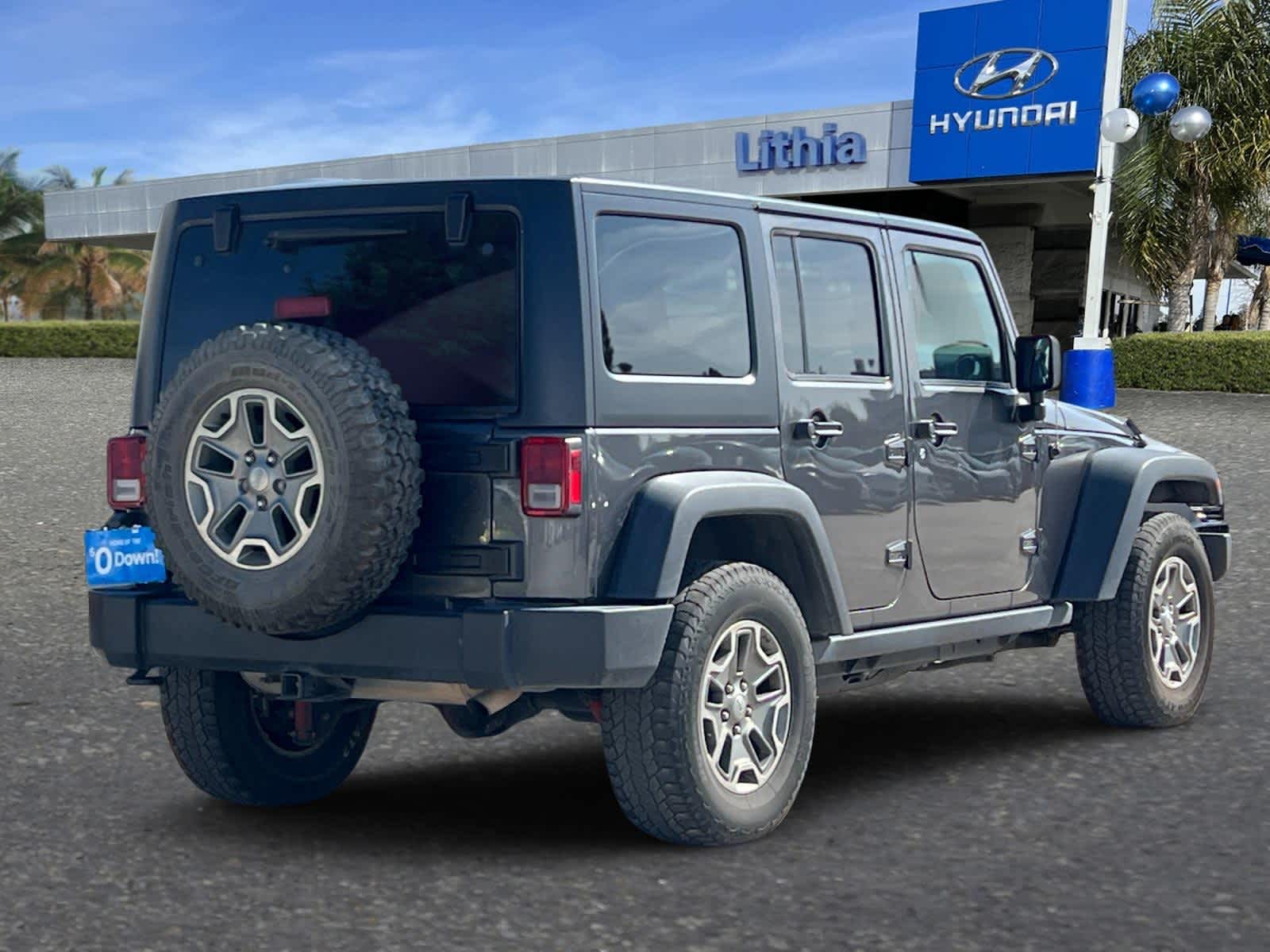 Used 2017 Jeep Wrangler Unlimited Rubicon with VIN 1C4BJWFG8HL688000 for sale in Fresno, CA