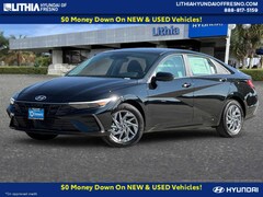 2026 Hyundai Elantra Hybrid Blue Sedan