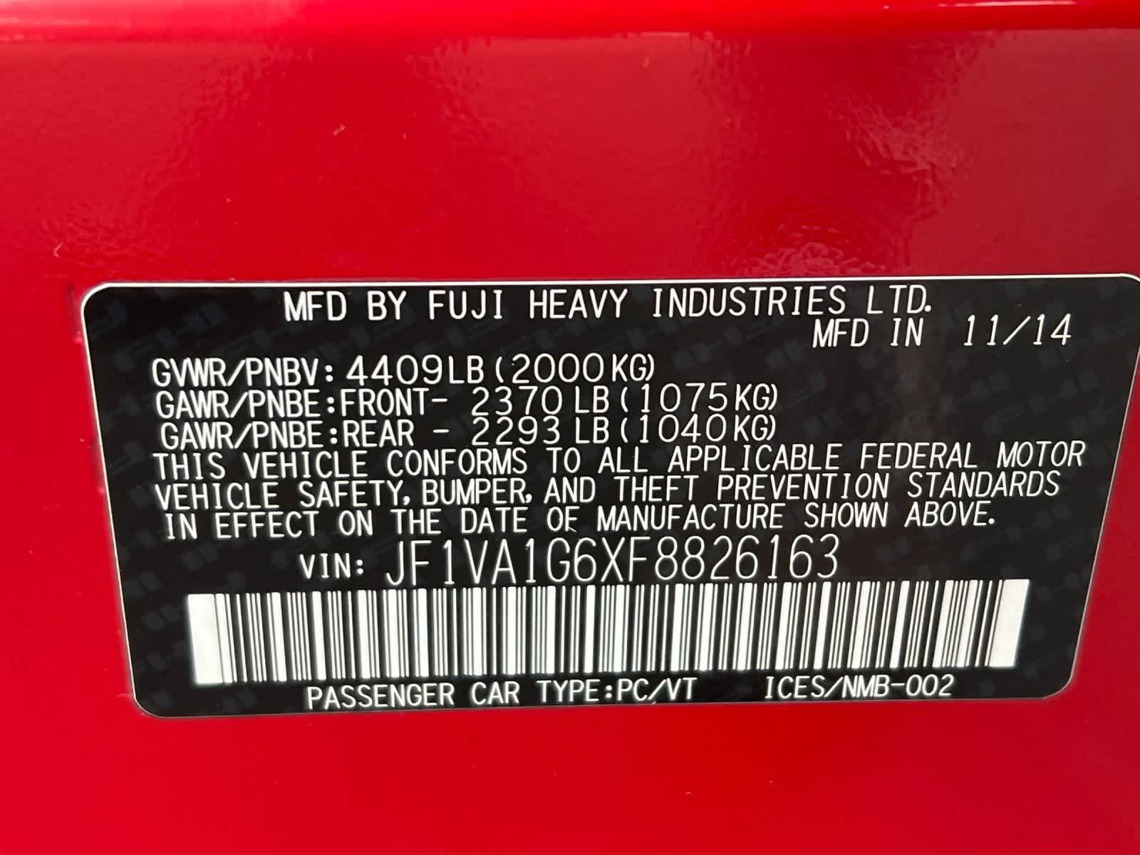 Thumbnail: 2015 Subaru WRX - 27