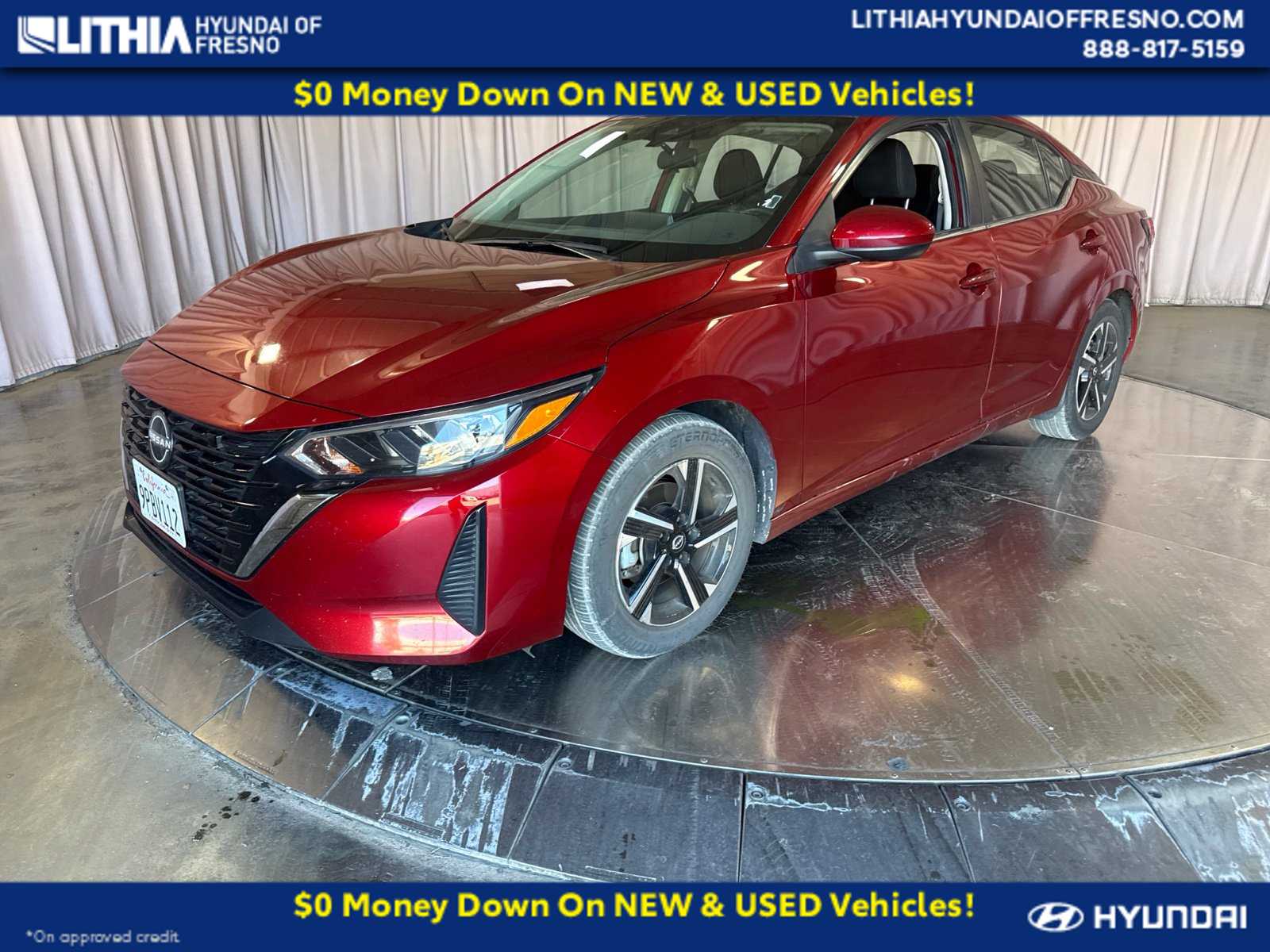 2025 Nissan Sentra Sedan Scarlet Ember Tintcoat F