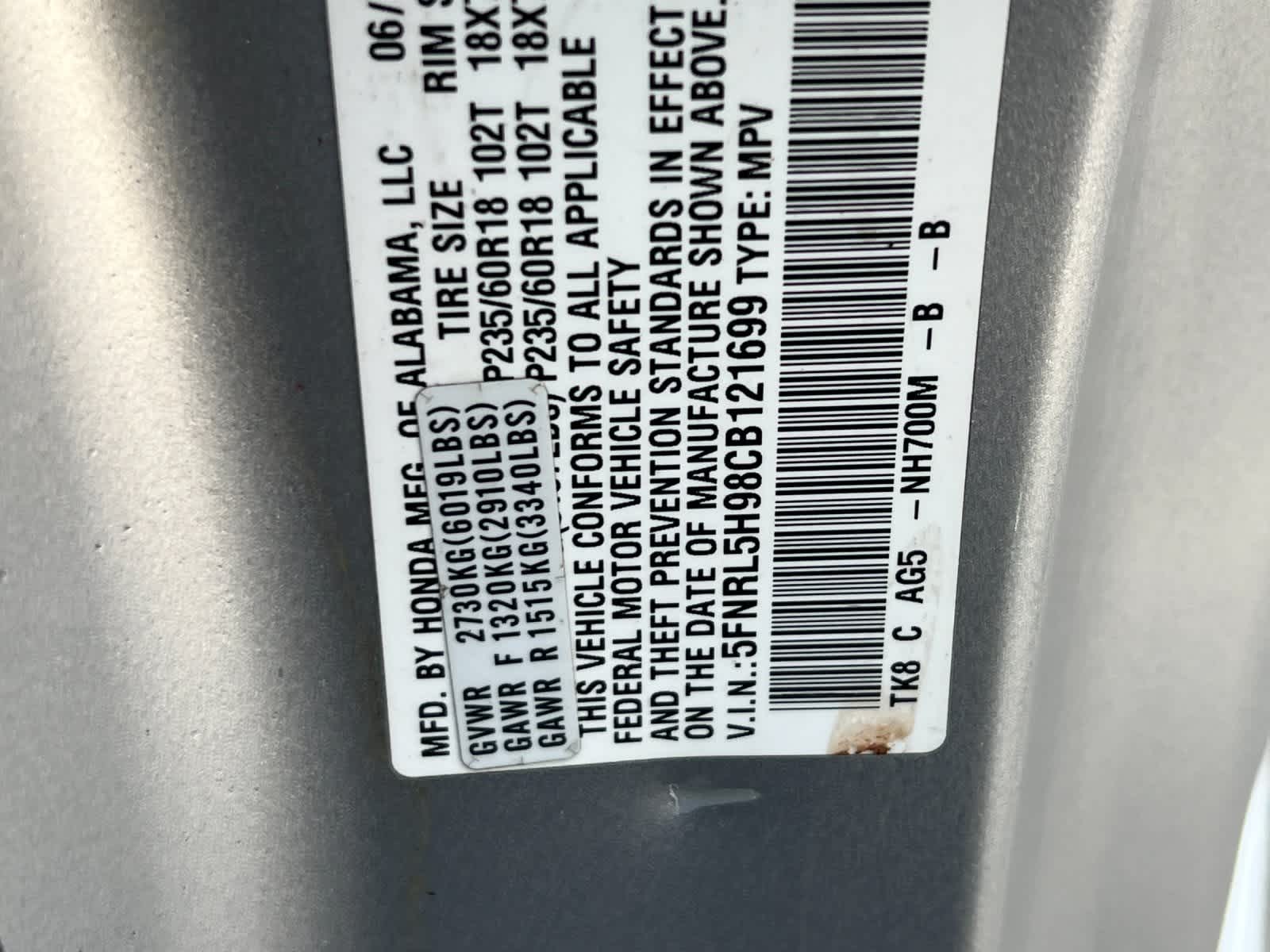 Thumbnail: 2012 Honda Odyssey - 32