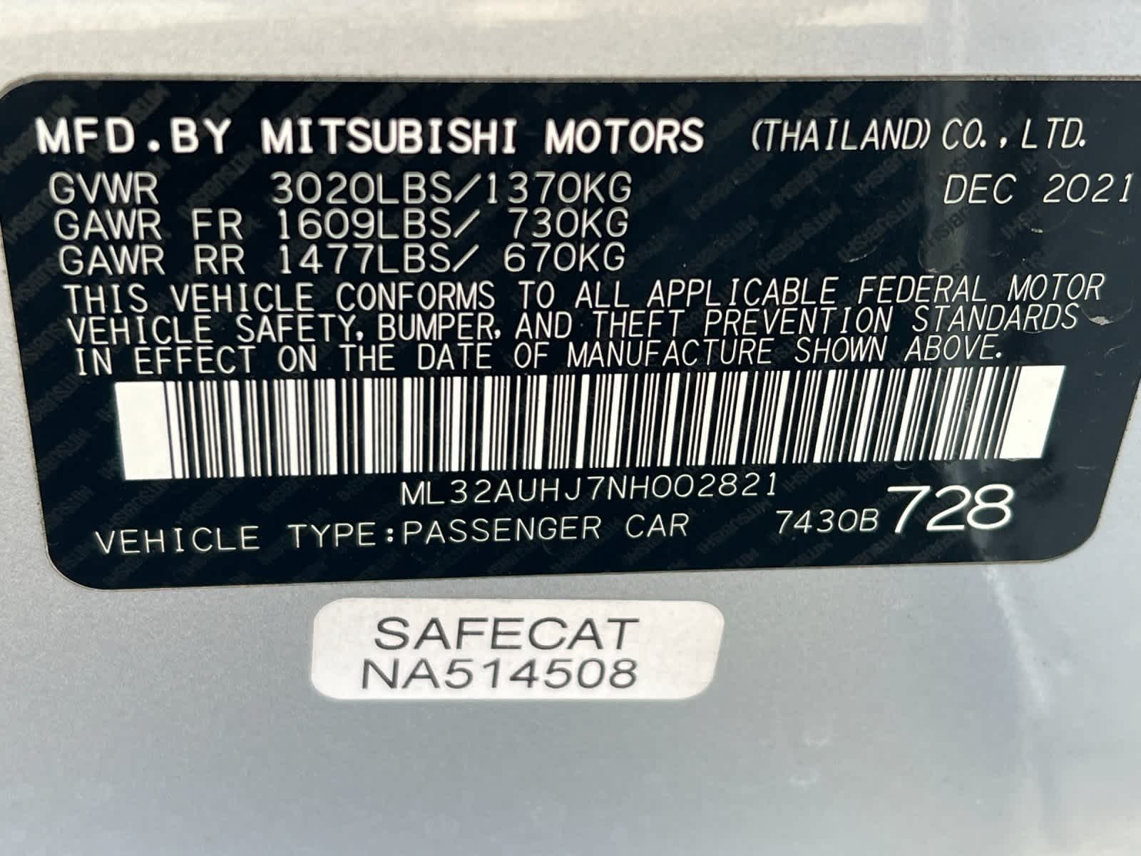 Thumbnail: 2022 Mitsubishi Mirage - 29