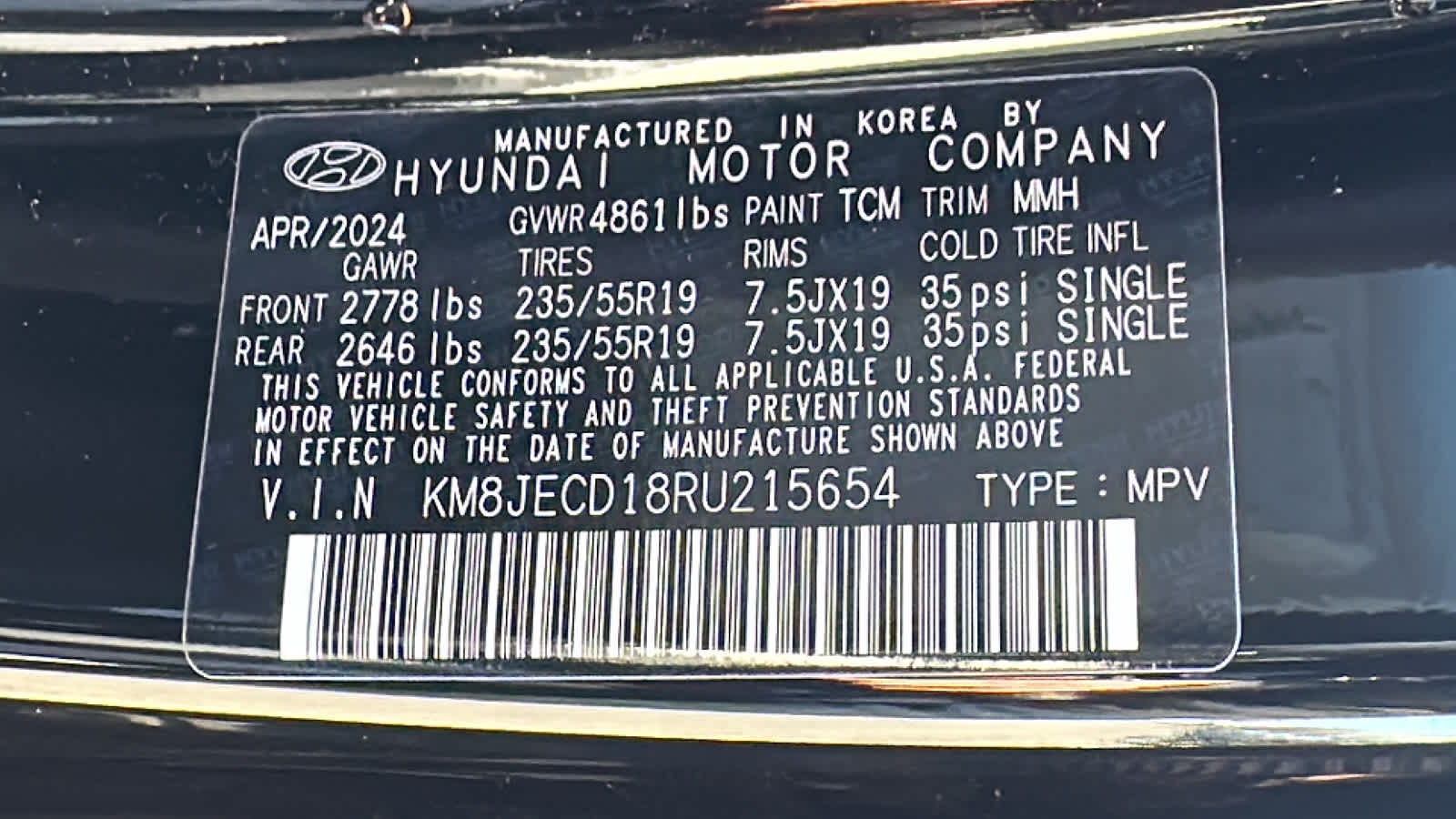 Thumbnail: 2024 Hyundai Tucson - 22