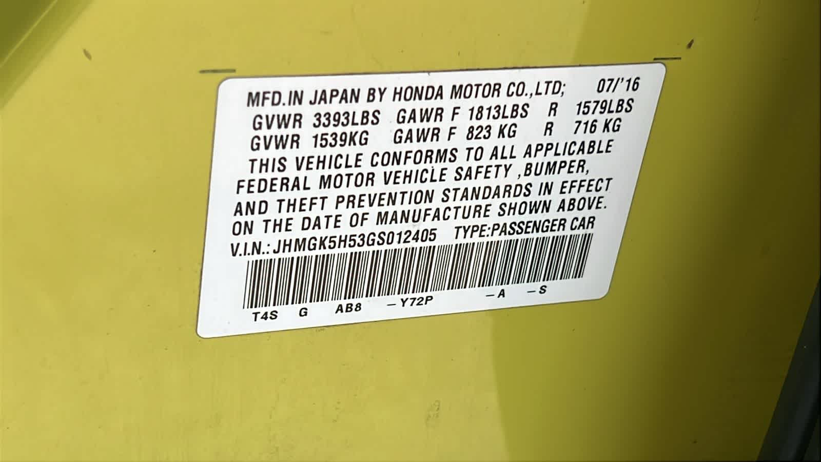 Thumbnail: 2016 Honda Fit - 30