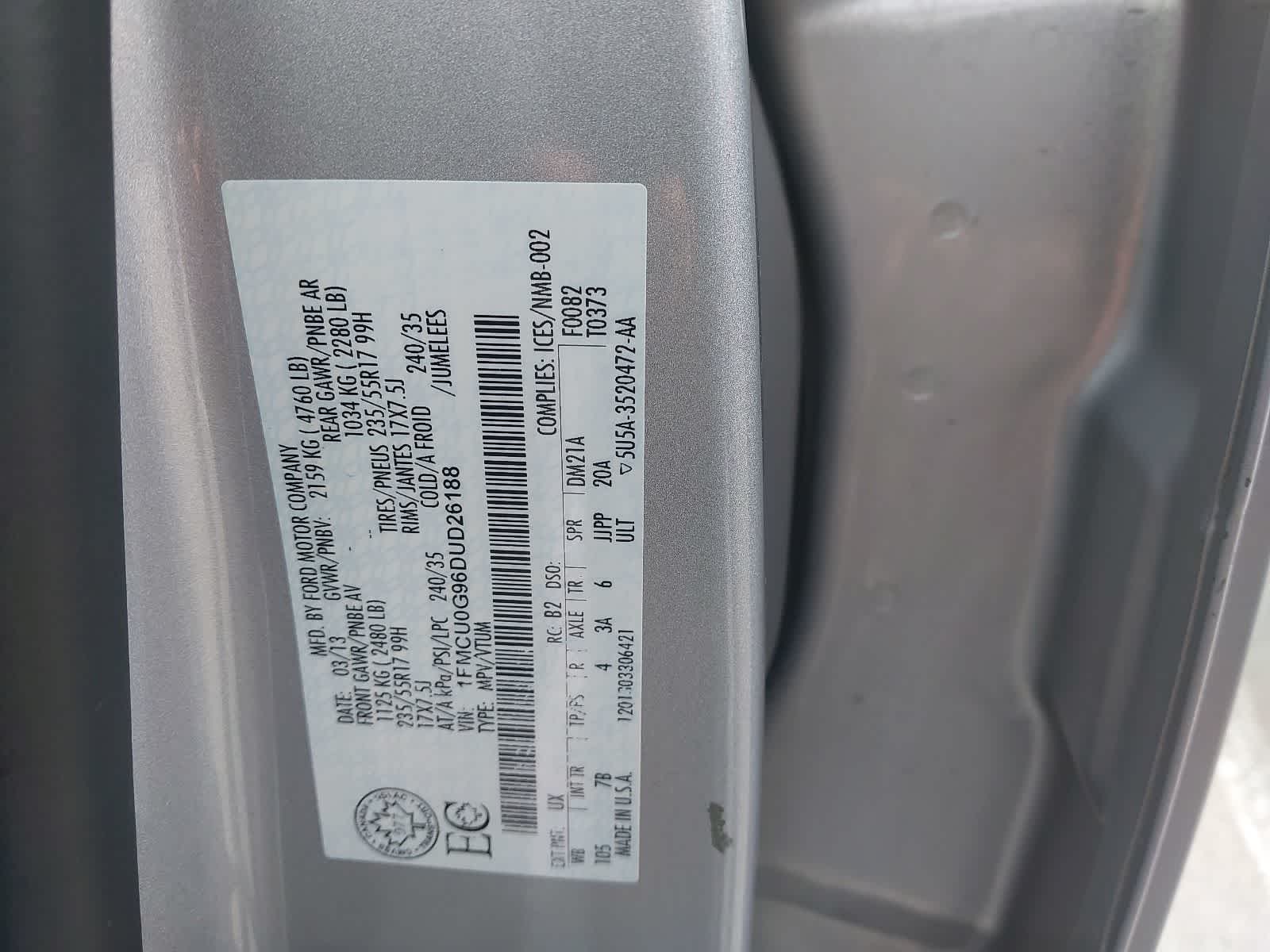 Thumbnail: 2013 Ford Escape - 17