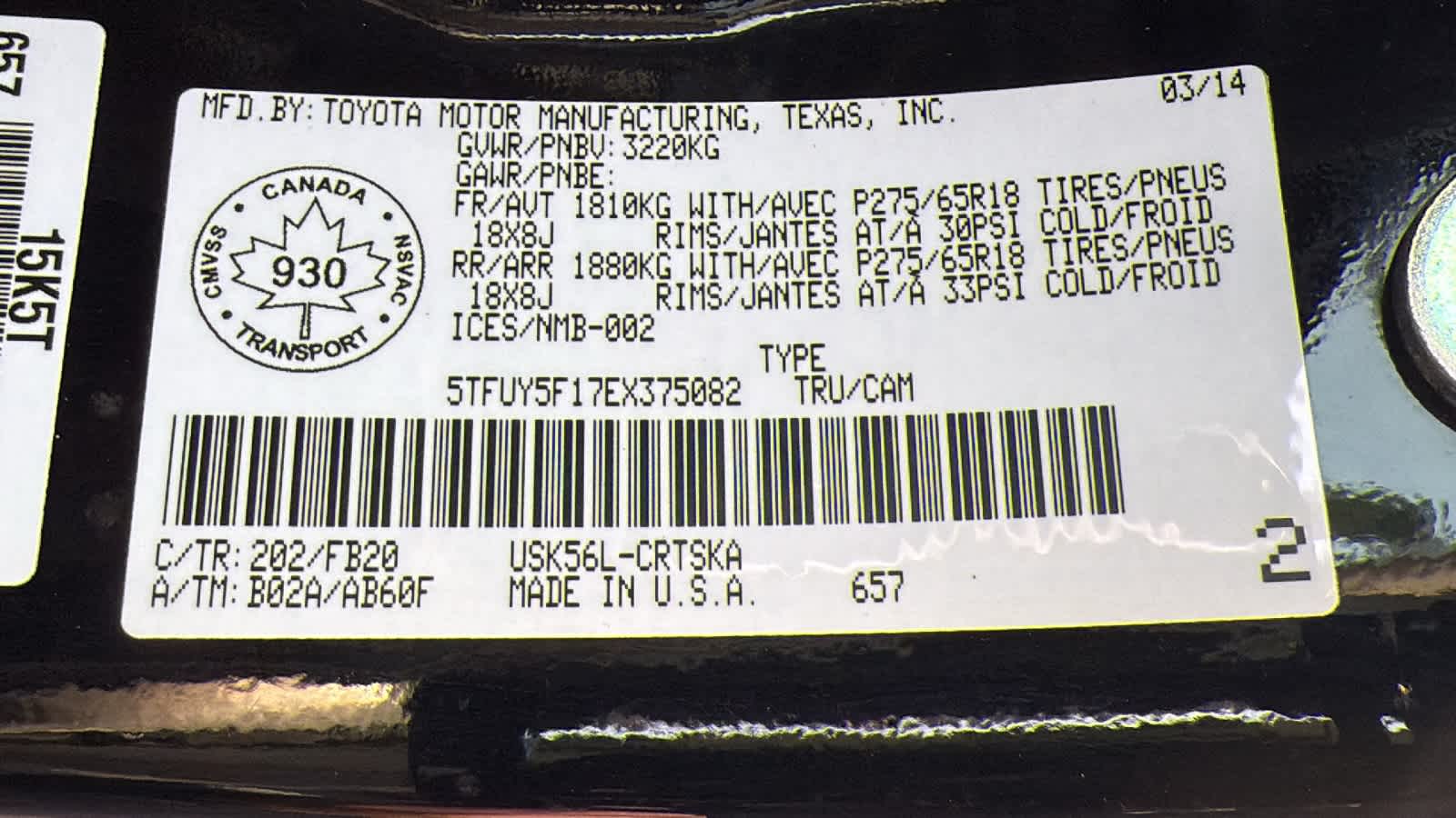 Thumbnail: 2014 Toyota Tundra - 28