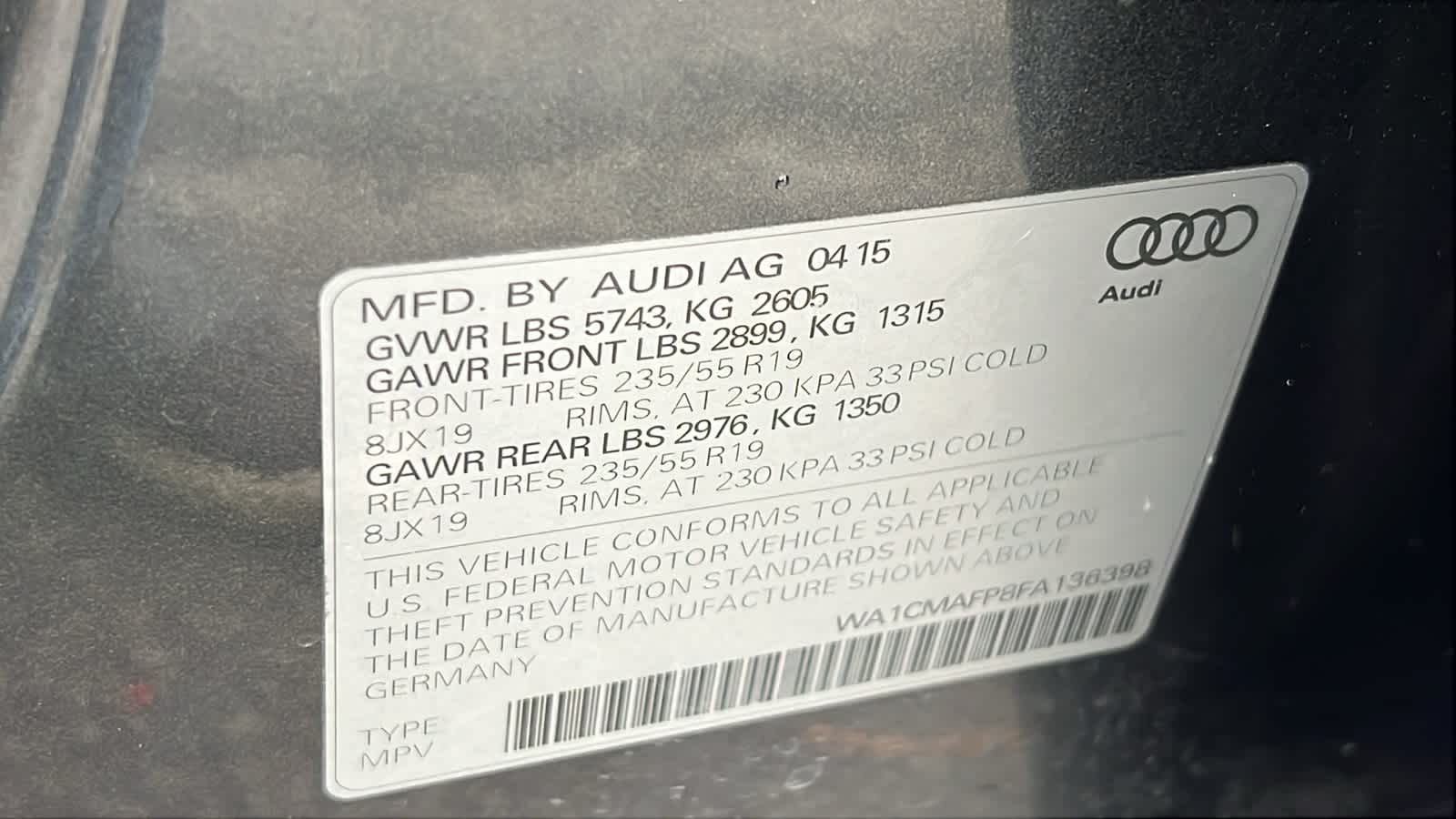 Thumbnail: 2015 Audi Q5 - 30