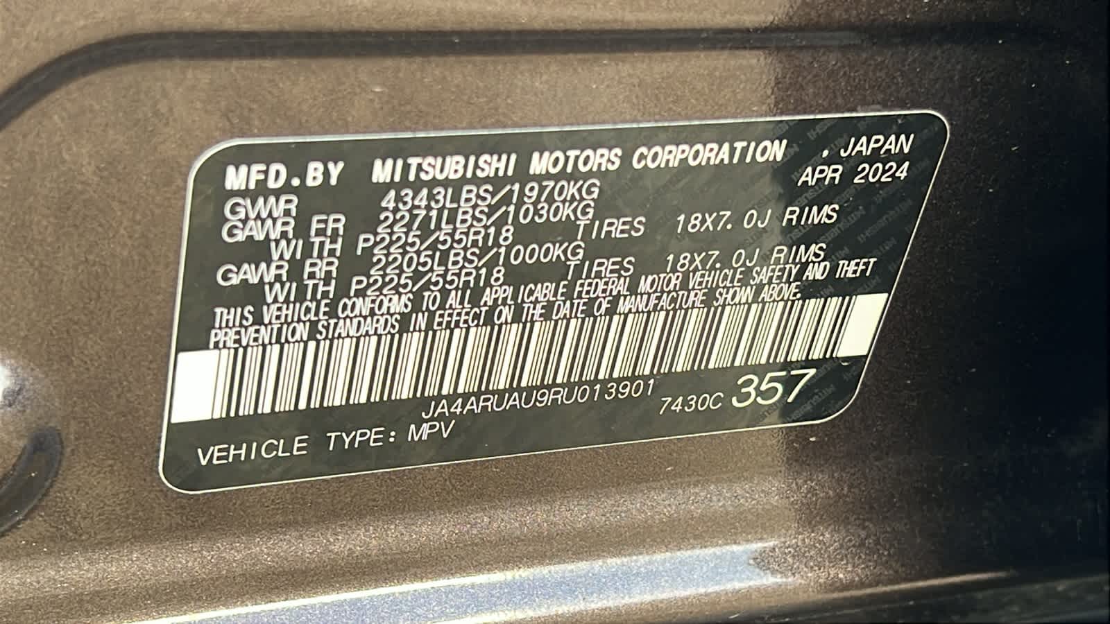 Thumbnail: 2024 Mitsubishi Outlander Sport - 30