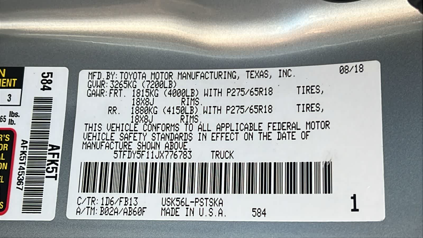 Thumbnail: 2018 Toyota Tundra - 29