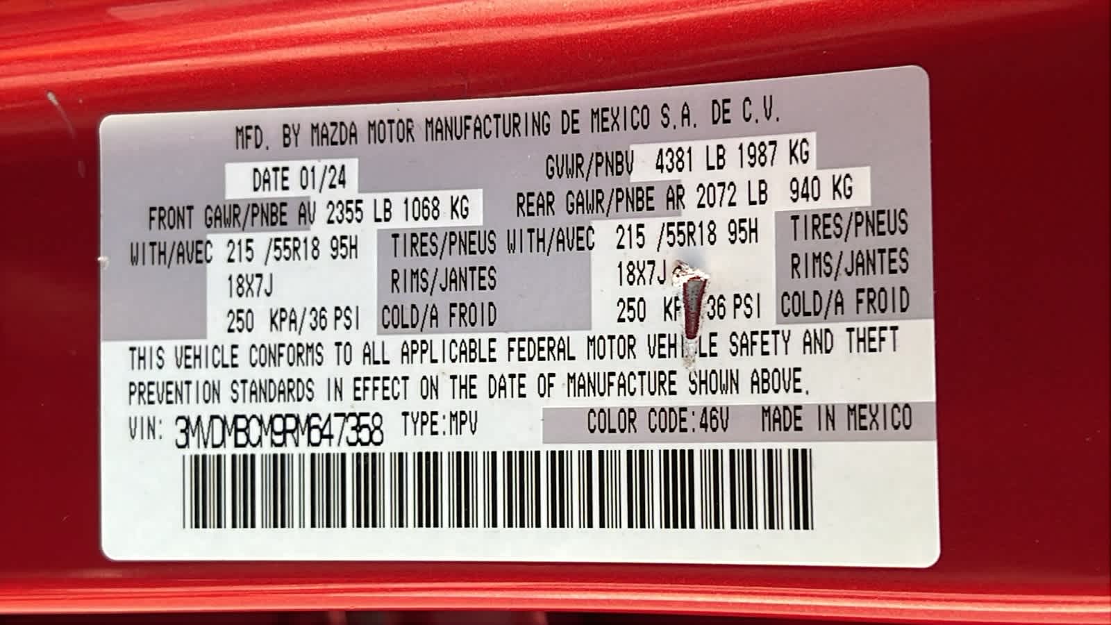 Thumbnail: 2024 Mazda CX-30 - 30