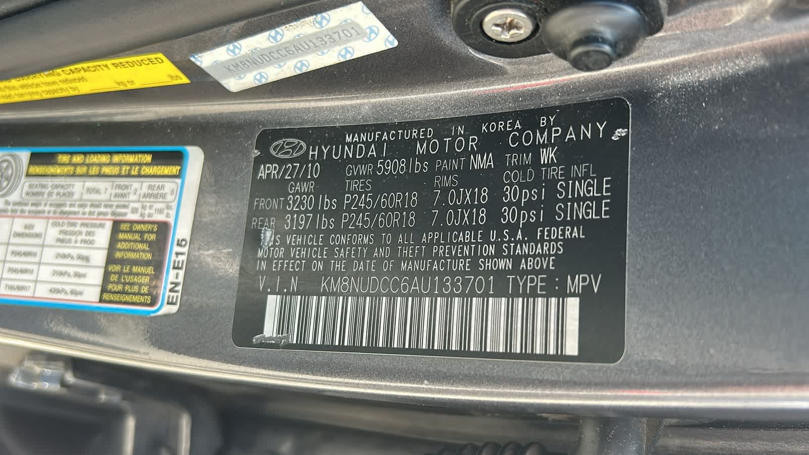 Thumbnail: 2010 Hyundai Veracruz - 30