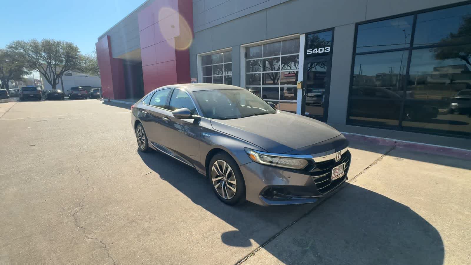 Used 2021 Honda Accord Hybrid EX-L with VIN 1HGCV3F53MA023065 for sale in Northfield, Minnesota