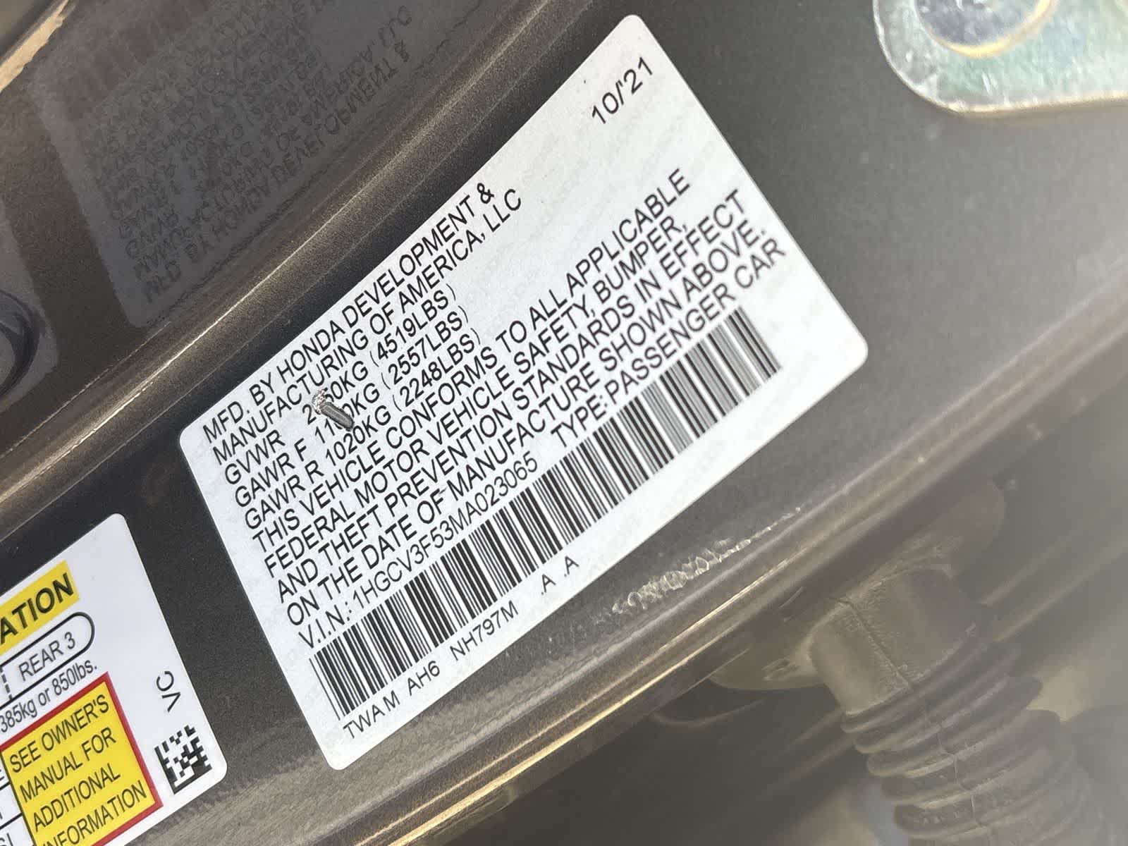 Thumbnail: 2021 Honda Accord - 23