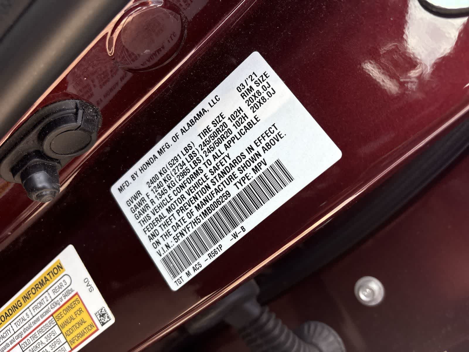 Thumbnail: 2021 Honda Passport - 31