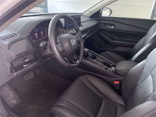 Certified 2023 Honda Accord Hybrid EX-L with VIN 1HGCY2F69PA069174 for sale in Dallas, TX