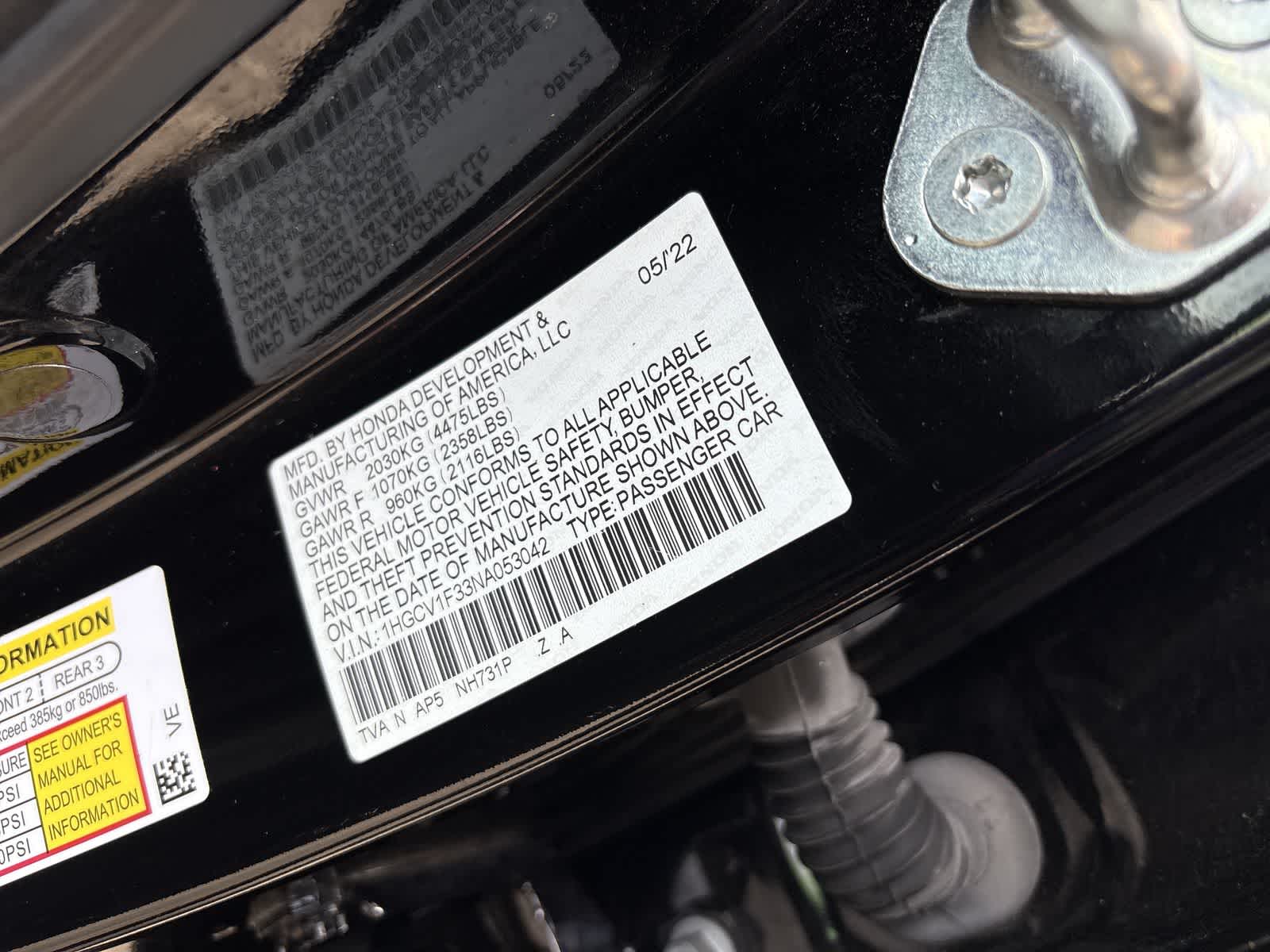 2022 Honda Accord Sport 20