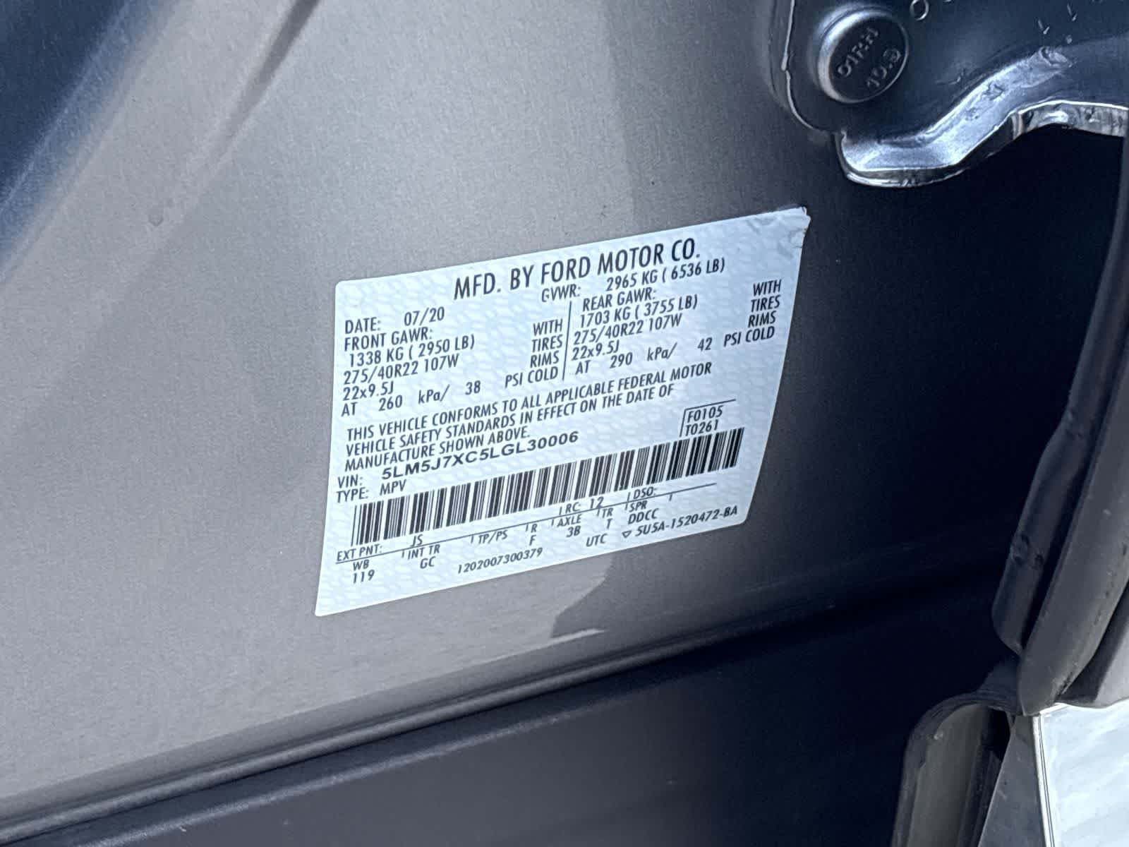 Thumbnail: 2020 Lincoln Aviator - 20