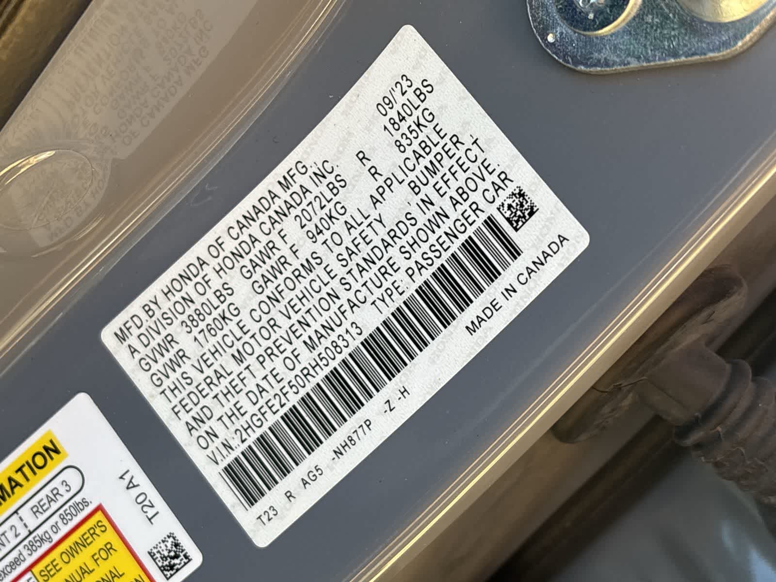 Thumbnail: 2024 Honda Civic - 20