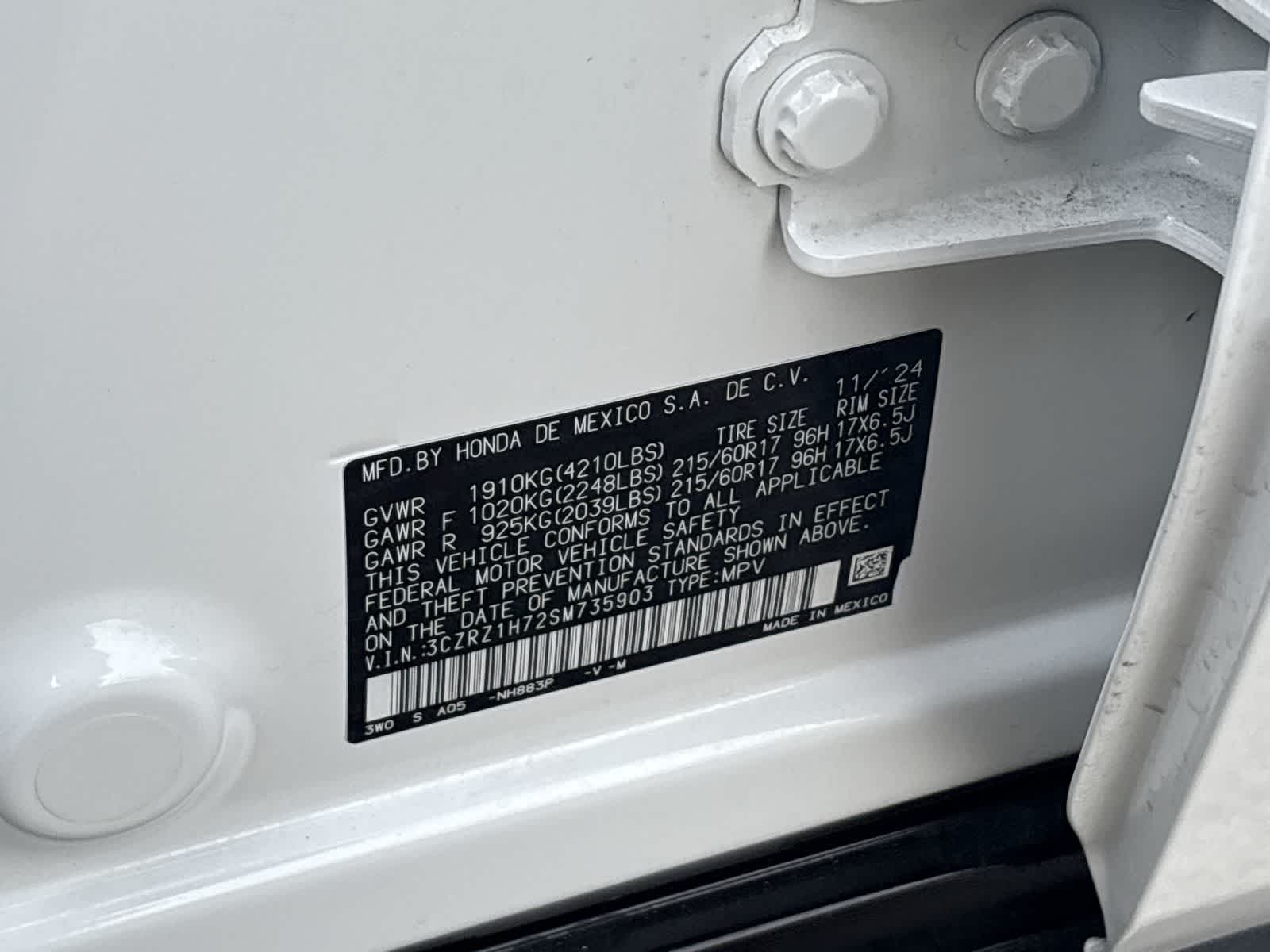 Thumbnail: 2025 Honda HR-V - 20