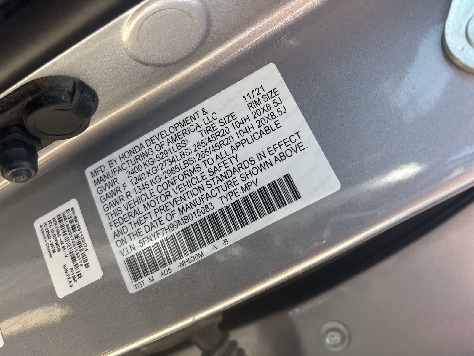 Thumbnail: 2021 Honda Passport - 26