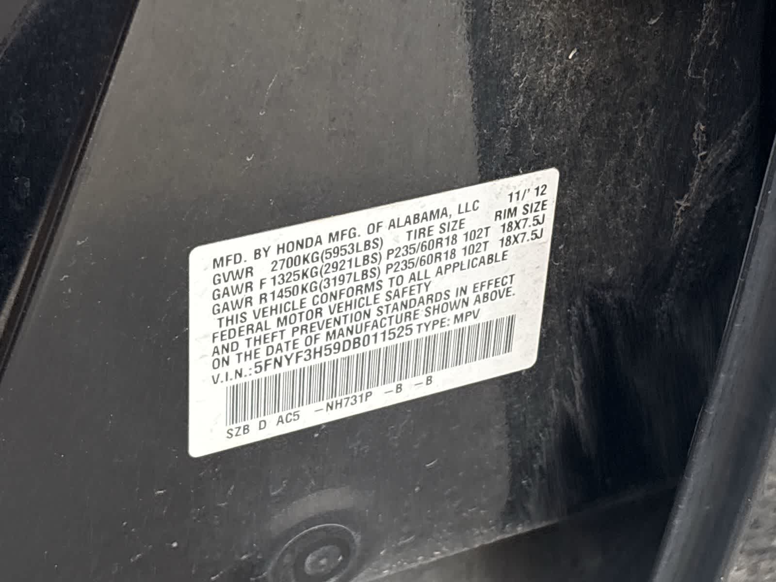 Thumbnail: 2013 Honda Pilot - 22