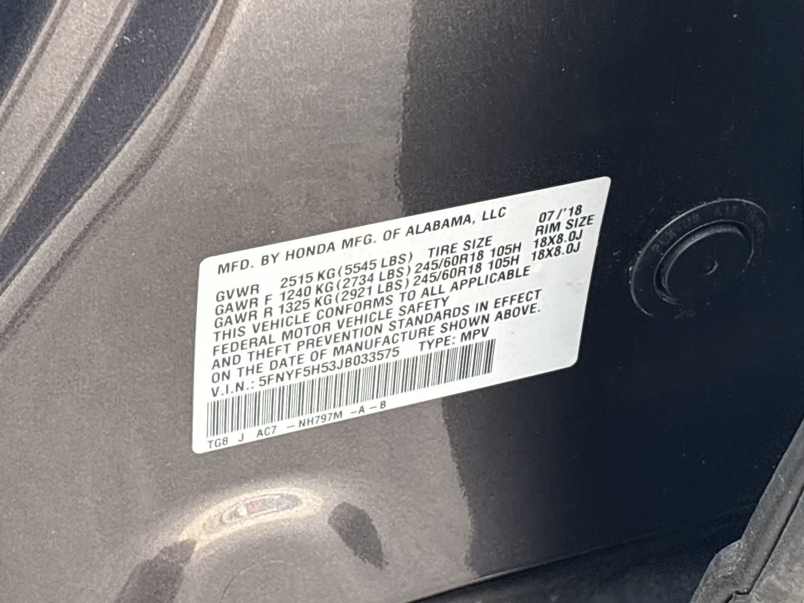 Thumbnail: 2018 Honda Pilot - 23