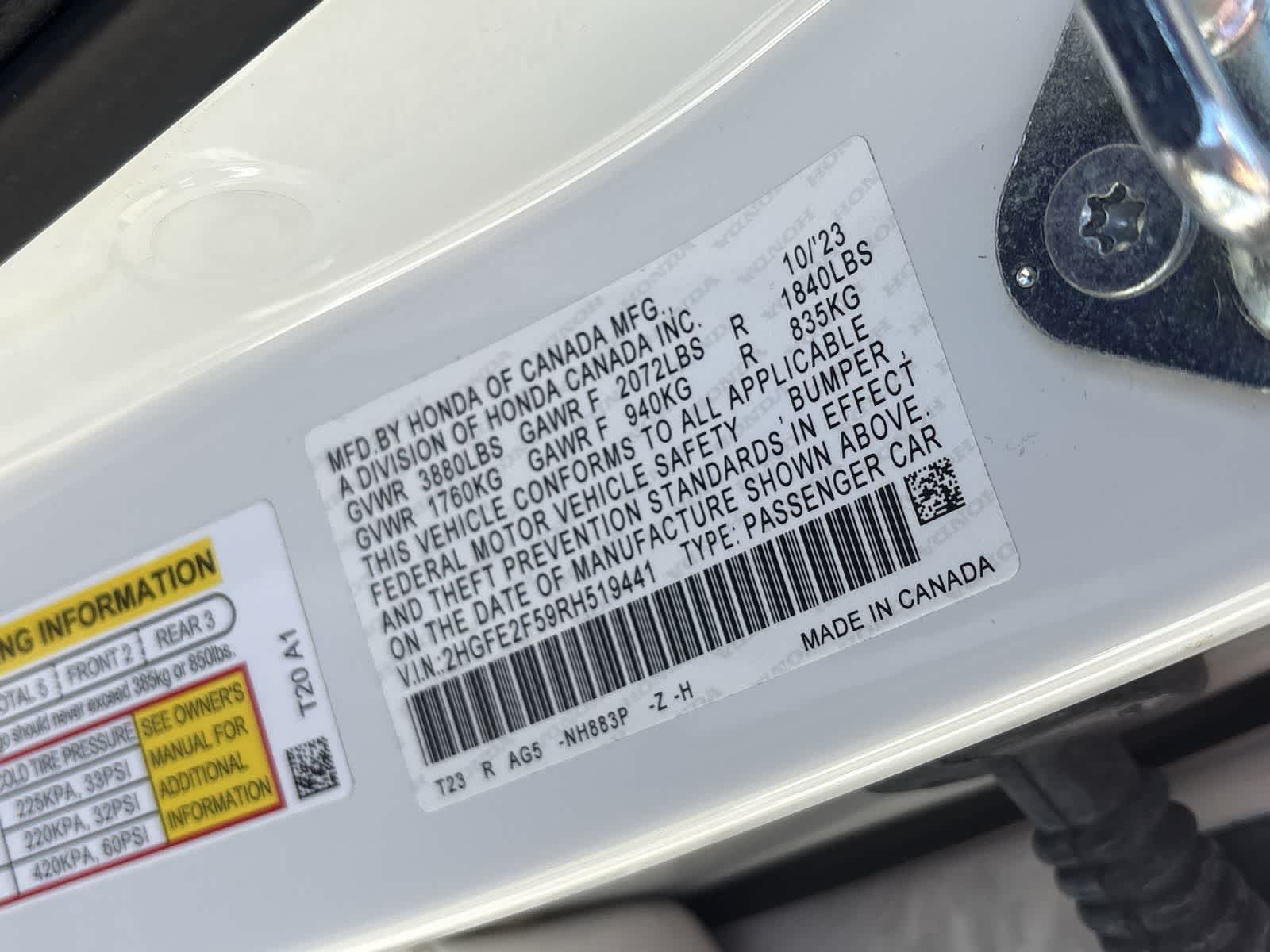 Thumbnail: 2024 Honda Civic - 20